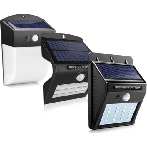 Outdoor light Solar Panel Power LED Solar Sensor LED Light PIR Motion Sensor solar lamp Wall lamp Security Street light Bulb