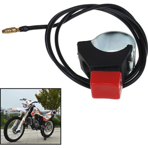 Universal Motorcycle Handlebar Switch Horn Starter Kill Button E-Bike Motor