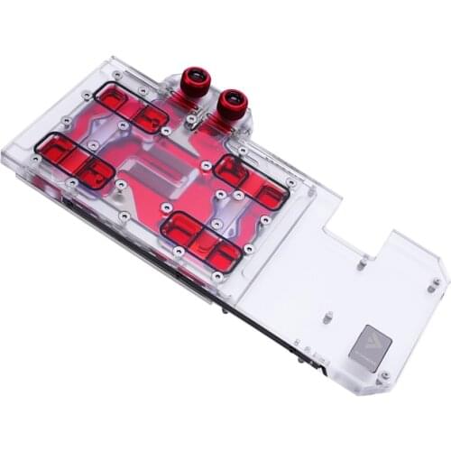 Barrow Full Coverage GPU Water Block For ASUS ROG STRIX RTX 3070 08G /8G GAMING, 5V ARGB 3PIN Motherboard AURA SYNC