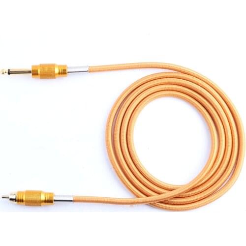 1PCS 1.8m Pure copper Top Quality Tattoo Clip Rubber Silicone Cord For Tattoo Power Supply Tattoo Machine Free Shipping