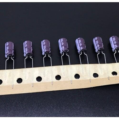 10pcs 100uF 10V NICHICON PL Series 6.3x11mm 10V100uF High Quality Aluminum Electrolytic Capacitor