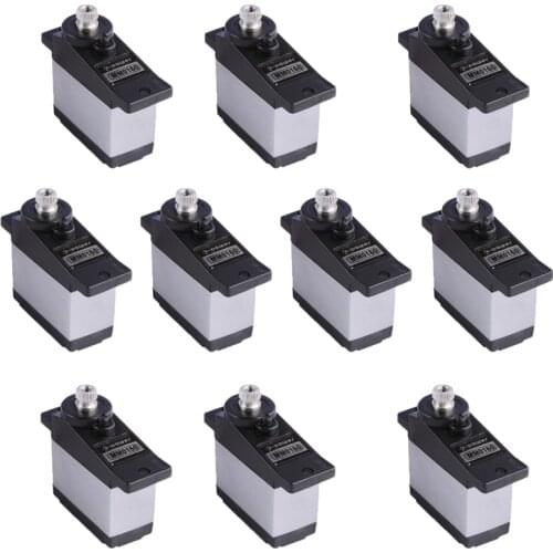 10PCS K-power MM0160 16G 3KG/0.12S Metal Gear Micro/Mini Servo for Fixed Wing RC Airplane Helicopter Car Boat Robot Drone Parts