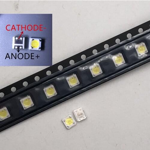 2000pcs LUMENS LED SMD 3535 3537 1W 3V Cool white LCD Backlight for TV A129CECEBP19C 4jiao