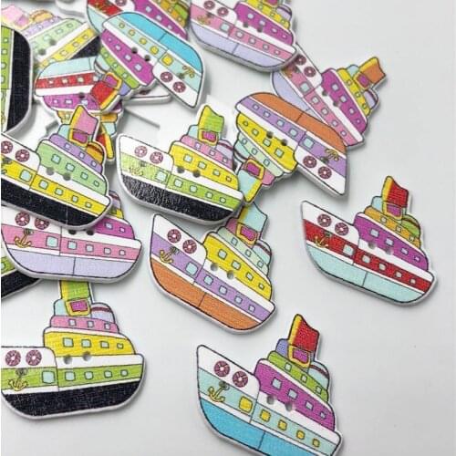 Printing Cruise Sewing 2-Hole Wooden Button Scrapbooking Applique 31mm WB435