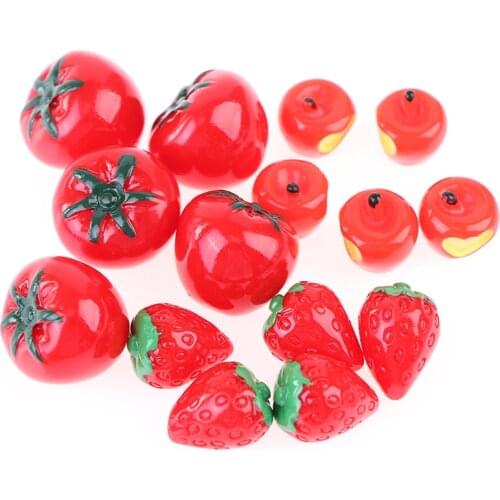 5Pcs/Set 1:12 Dollhouse Miniature Food Mini Tomato Sauce Iced Yogurt Dolls Kitchen Toy