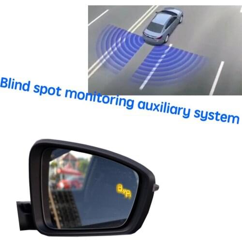 Car BSD BSM BSA Blind Area Spot Warning Drive Mirror Rear Radar Detection System For Geely Binrui 2018~2020