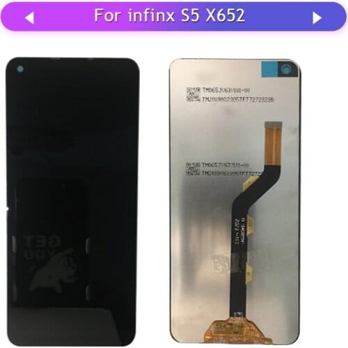 For Infinix S5 X652 S5 Lite X652B LCD Display Screen Assembly Full Complete Glass Digitizer Replacement