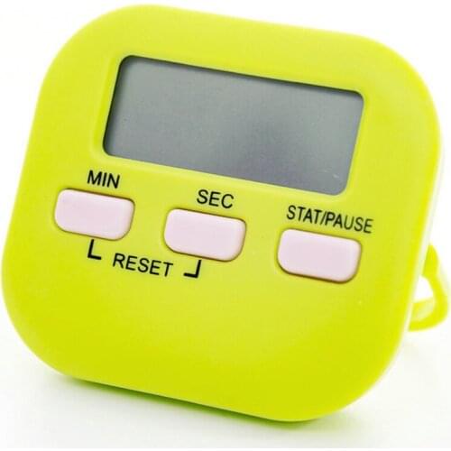 Kitchen Timer Cooking Baking Countdown Digital LCD Screen Alarm Stopwatch Clock for Household Kitchen Helping Decor