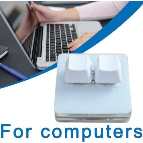 Mini Keyboard 2 Keys Copy And Paste Audio Shortcut Keyboard Keypad Change Key Mechanical Support Gaming Accessories USB X4U2