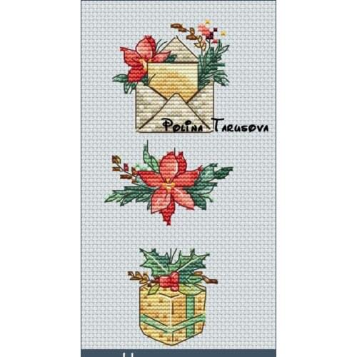 New year gadgets 16-24 cross stitch kit aida fabric 18ct 14ct canvas cotton thread embroidery kits DIY craft set
