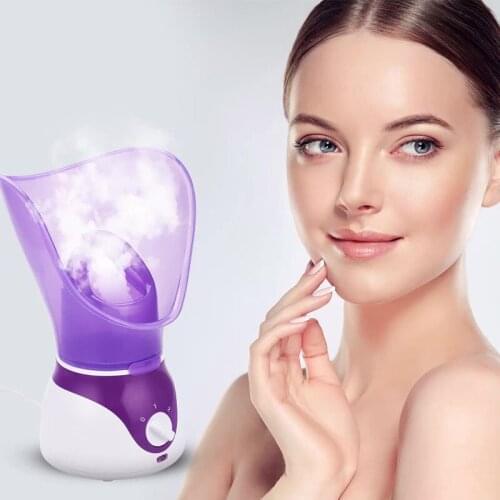 CkeyiN Personal Face Steamer Sauna Spa Steaming Device Moisturizing Skin Professional Nano Ionic Facial Sprayer Pore Cleaner