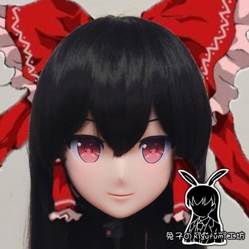 RB7141)Customize Full Head Quality Handmade Female/Girl Resin Japanese Anime Cartoon Character Kig Cosplay Kigurumi Mask