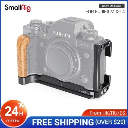 SmallRig X-T4 L Bracket Plate for FUJIFILM X-T4 Arca-Swiss Standard Quick Release L Shaped Plate Mounting Plate -2811