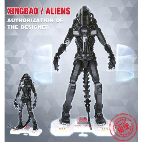 XingBao 04001 2020Pcs Genuine Creative Movie Series The Alien Robot Set children Educational Building Blocks Bricks Toys Model