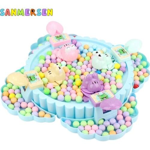 Funny Frog Eating Beans Board Games Toys For Children Interactive Desktop Family Educational Puzzle Game Toys Boys Girls Gifts