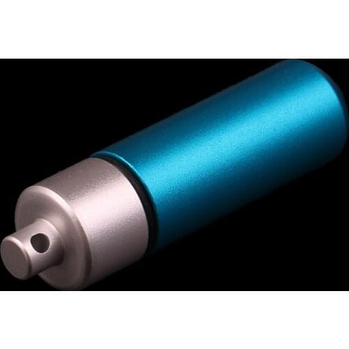 1Pcs Portable Waterproof Aluminum Pill Box Medicine Case Container Bottle Holder Keychain Carabiner Outdoor Pill Case Pillbox