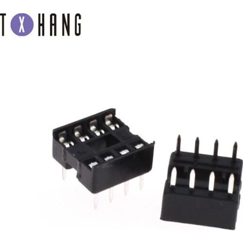 10/20/50PCS IC Socket Adaptor PCB Solder Type Socket Narrow 8PIN diy electronics