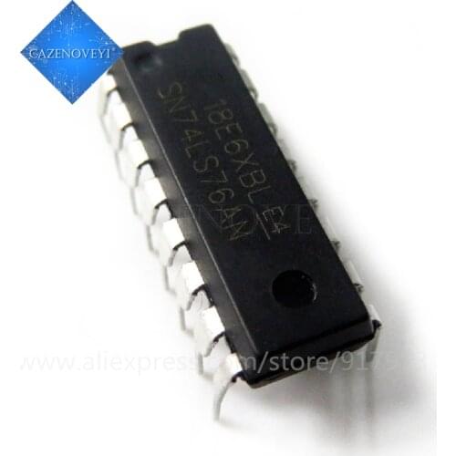 10pcs/lot SN74LS76AN SN74LS76N HD74LS76AP HD74LS76P 74LS76 DIP-16 new original In Stock