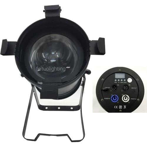 10pcs Small Manual Zoom 100w COB Led Par Light WW / CW Par 64 Led Beam Spot Wash Lyre Led Par Can Stage Light For Night Club