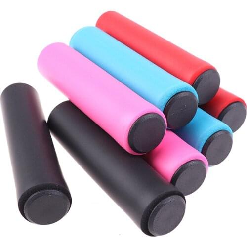 2 Pcs Bicycle Handle Bar Grips Cover Bike Silicone Anti-slip Handlebar Soft Grips
