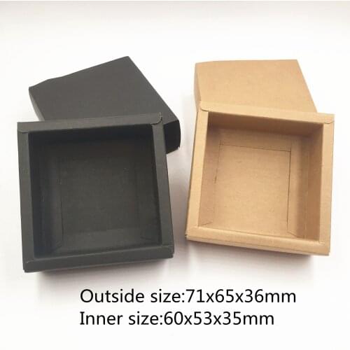 30pcs Paper Love Candy Box Delicate Blank Drawer Design Style Candy/Ring/Nail Jewelry Series Packaging gift Drawer Box