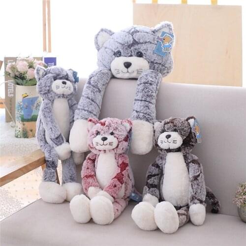 50-90cm Lovely Anime Cat Doll Kawaii Plush Toy Stuffed Animals Toys Birthday Gift for Children Lovely Brinquedos
