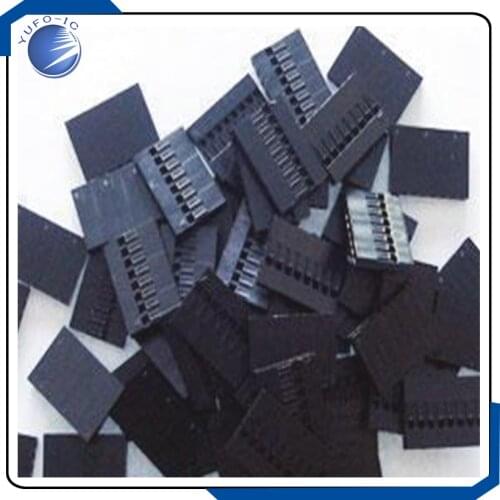 50PCS 1*8Pin Du pont 2.54MM 8P Dupont Connector 8Pin Dupont Plug 1X8PIN Shell Jumper Female