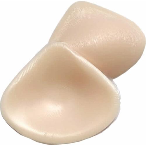 700g /Pair securely to the body triangle breast cancer Silicone Breast Forms Prosthesis Mastectomy