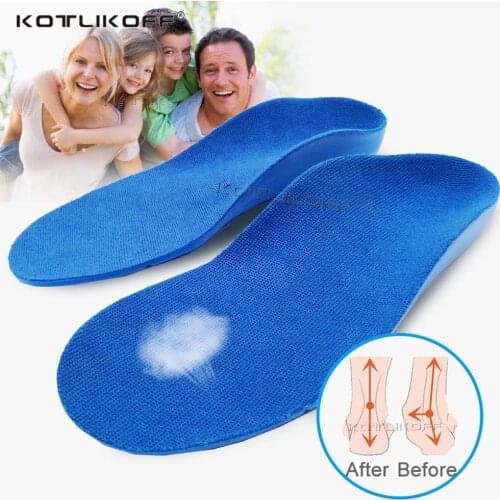 KOTLIKOFF Kids Children Flat Feet Arch Support Insoles Orthotic Orthopedic Shoe Inserts O/X Leg Valgus Arch Support Orthotic Pad
