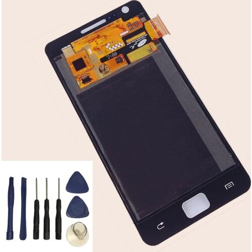 For Samsung Galaxy S2 i9100 Touch Screen Panel Digitizer + LCD Display Monitor Panel Module Assembly + Free Tools