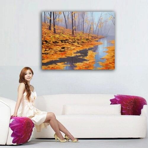 Home decor simulation oil painting on the canvas print landscape pictures DM16091518