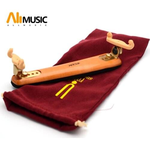 FOM ME-033 Maple Wood with 5mm Sponge Back Shoulder Rest for 1/2