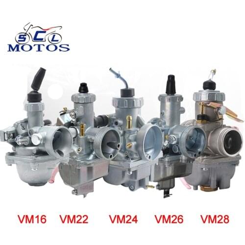 Sclmotos- Mikuni VM16 VM22 VM24 VM26 VM28 Carburetor 19mm 26mm 28mm 30mm 32mm Carb For 110cc-250cc Dirt Pit Bike ATV Quad UTV