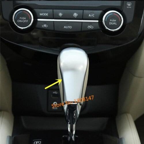 Car stick cover body styling Shift knob control Top lamp frame trim part 1pcs For Nissan X-trail xtrail T32/Rogue 2014 2015 2016