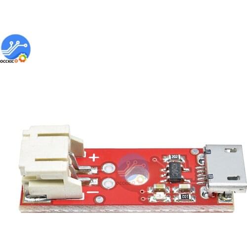 MCP73831 LiPo Charger Basic Micro USB 3.7V 500mA Lithium Battery Charger Module Micro USB Interface Charging Board