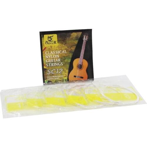 6pcs Classic Guitar Strings Set Nylon Silver Plating Super Light Guitarra Strings for Classic Acoustic Guitar Accessories