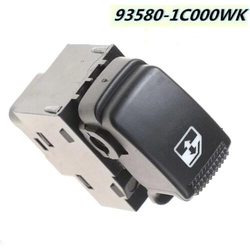 1PC New High Quality 93580-1C000WK New 7 Pins Power Window Single Switch Fit For Hyundai Getz 935801C000WK