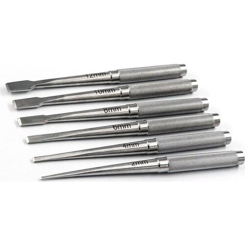 Nose cosmetic surgery Nasal bone knife Stainless steel shovel Round handle nose Osteotomy tool equipment high hardness