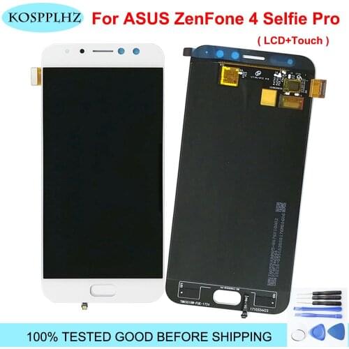 Original KOSPPLHZ ForAsus zenfone 4 selfie pro ZD552KL LCD Display+Touch Screen 100% Tested LCD Digitizer Glass Replacement