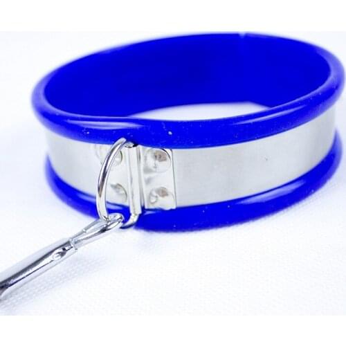 Stainless steeel slave neck collar metal chain sex adult collars bdsm fetish bondage restraints erotic toys for men/women