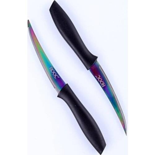 Titanium Plated Bread Chef and Kitchen Knives | Straight and Sharp Long Lived Kitchen Knives Decorative Appearance and Useful