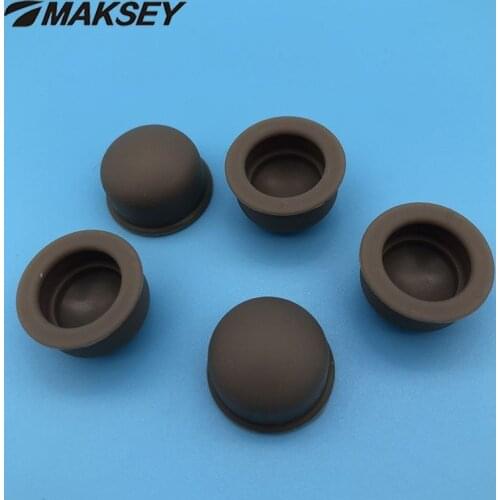 MAKSEY Silicone Rubber Caps Bottle Sealing Cap Test Tube Gasket 14mm 15mm 0.58inch Nylon Stoppers Plastic Plug Equipment Caps