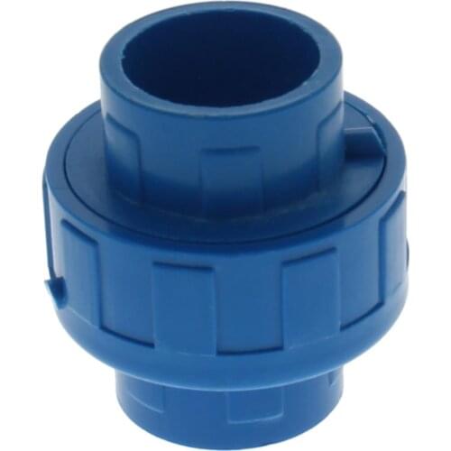 MroMax 1/2/3/5/10/20pcs Home Improvement 1" /1-1/2" PVC Connector DN25/DN40 Hardware PVC Pipe Fitting Adapter Components 25/40mm