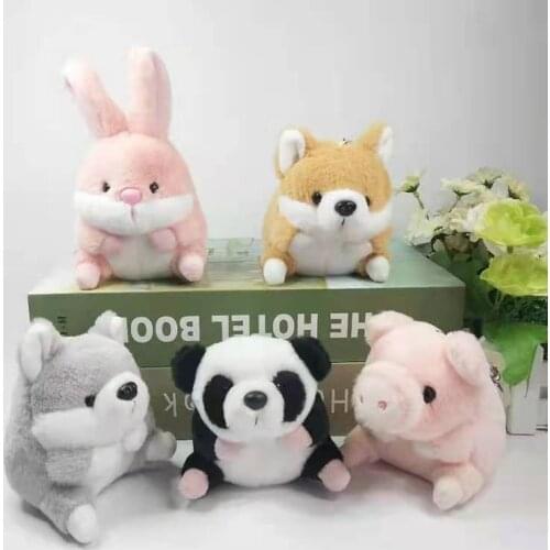 Creative fragrance cute fat pet bunny pig pendant plush toy baby bed decoration good quality soft Soothing doll christmase gift