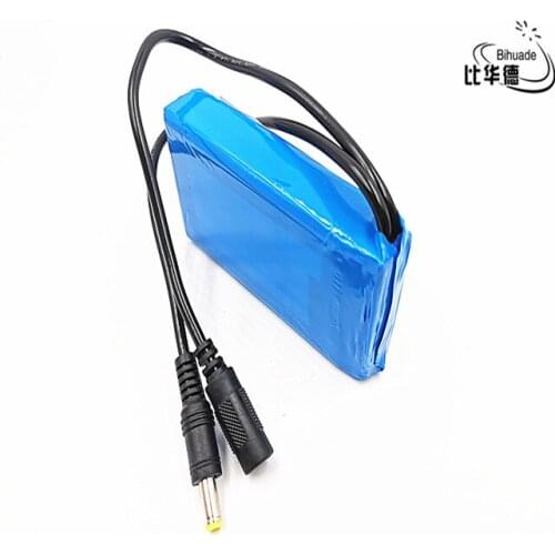 1pcs/lot 12V 4000mah lithium battery Rechargeable DC battery polymer batteria For monitor motor LED light outdoor spare Battery