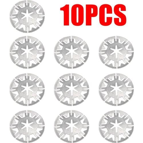 10pcs Durable Heat Shield Clip Noise Insulation Undertray Exhaust Heat Shield Clip Nut Dia 30mm for Transporter Tools T4 T5