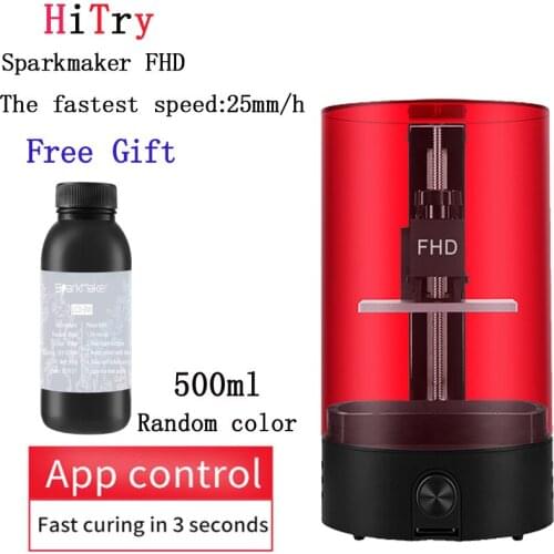 Sparkmaker 2019 Newest 3d Printer FHD Resin 3d Pinter SLA Quick Slice Off-line Print LCD Shadow Mini Impresora 3d Printer Laser