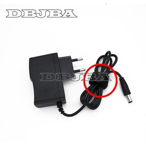 5pcs/lot High quality AC/DC 9V 1A Switching Power Supply adapter Reverse Polarity Negative Outside EU plug 5.5*2.1MM 5.5*2.5MM