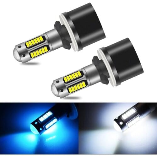 2pcs car 880 led 30 led car light Fog led high power lamp 4014 smd Auto car led bulb Car Light Source parking 12V H27W2