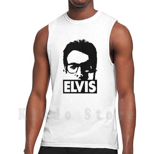 Elvis Costello Tank Tops Vest Sleeveless Elvis Elvis Costello The Attractions Elvis Costello And The Attractions My Aim